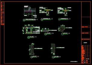 精品方形钢结构廊架CAD施工图设计与专业作业指导
